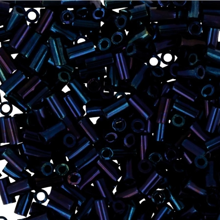 Бисер TOHO Bugle, размер 3мм, цвет #82 (Металлизированный, туманность), 10 грамм