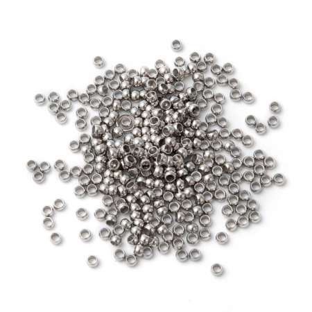 Кримпы, 2х1-1.5мм, базовый материал - нержавеющая сталь, без покрытия, 50 шт.