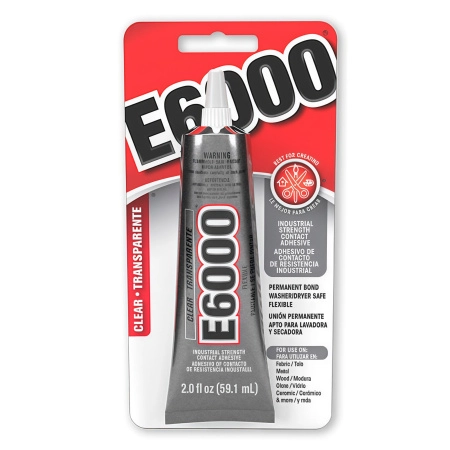 Клей универсальный, E6000 (США), прозрачный, 59.1 мл (2.0 fl. oz.), 1 шт.