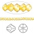 Бусина Swarovski, 3мм, Биконус (#5328), золотисто-желтый (цвет 292), 10 шт.