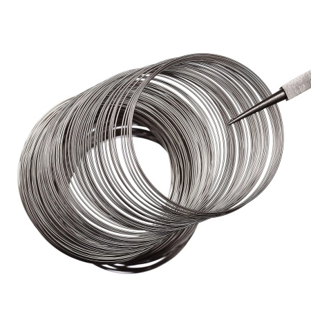 Проволока с памятью, 61-64х0.655мм, Beadalon, для браслета, нержавеющая сталь, 1 виток