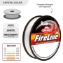 <p>
Вощеная плетеная леска FireLine braided bead thread отлично подходит для плетения, в том числе для тяжелых, массивных украшений. Толщина около 0,15 мм (0,006 дюйма). Нить очень прочная, выдерживает вес до 2,7 кг (6 LB). Цвет Crystal (белая). Намотка может состоять из нескольких частей. Цена за катушку 50 ярдов (около 45 метров).
</p>