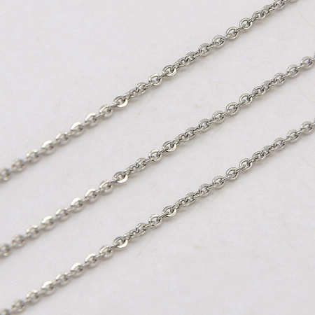 Цепочка отрезная (без замка), 2х1.5мм, базовый материал - нержавеющая сталь, без покрытия, 1 метр