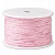 Шнур хлопковый вощеный, около 1мм, розовый, 5 метров Шнур хлопковый вощеный, около 1мм, розовый, 5 метров