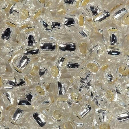 Бисер TOHO круглый, размер 8/0, цвет #21 (Внутреннее серебрение, хрусталь), 10 грамм