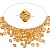 Бусина Swarovski, 3мм, Биконус (#5328), янтарный (цвет 203), 10 шт.