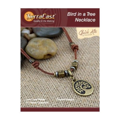 Набор для сборки украшения, до 66 см, TierraCast, колье Bird in a Tree, бронзовое Набор для сборки украшения, до 66 см, TierraCast, колье Bird in a Tree, бронзовое