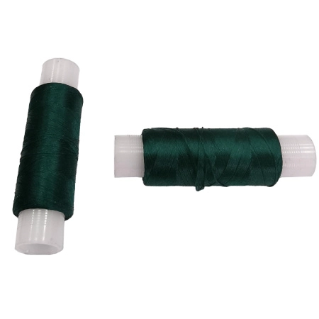 Нить шелковая, Моснитки 33С, цвет №097 (цвет изумрудно-зеленый), катушка 100 метров Нить шелковая, Моснитки 33С, цвет №097 (цвет изумрудно-зеленый), катушка 100 метров