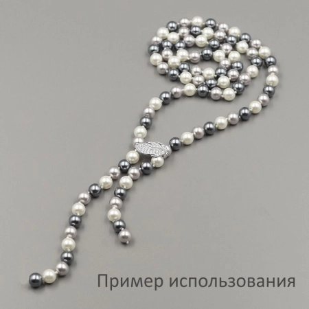 <p>Фурнитура для бижутерии Милано класса люкс (MILANO LUX). Качественный компонент для бижутерии - эффектный защелкивающийся замок в форме пера для браслета или колье. Инкрустация фианитами в технике паве. Цена за 1 шт.</p>