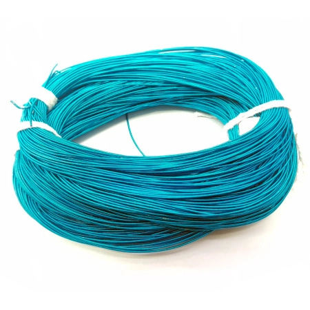 Канитель, 1.1мм, Индия, мягкая, гладкая, цвет морской волны, 5 грамм Канитель, 1.1мм, Индия, мягкая, гладкая, цвет морской волны, 5 грамм