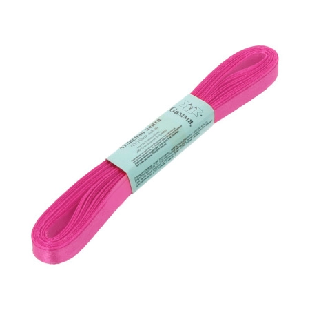 Лента атласная, Gaммa, 6мм, малиновая №103, моток, 5 метров