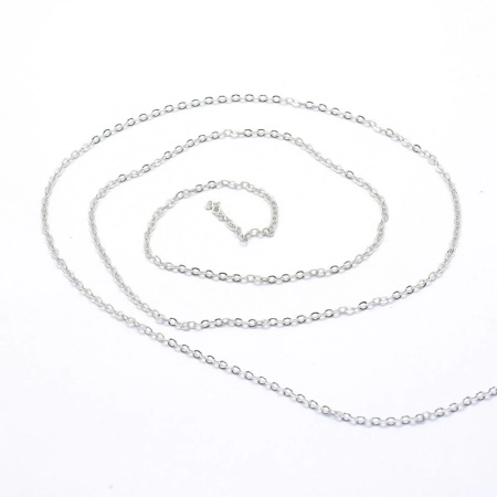 Цепочка отрезная (без замка), 2.3-2.6х2мм, базовый материал - латунь, стального цвета, 2 метра <p>
Качественная цепочка стального цвета. Базовый материал - латунь. Звенья запаяны, не рвется, покрытие не облезает. Хорошо подходит по цвету под тибетское серебро. Размер звеньев в разных партиях варьируется от 2х1.8 мм до 2.6х2 мм. Оттенок может отличаться от фотографии и от партии к партии. Цена за 2 метра. При заказе нескольких метров, по возможности, продается цельным куском.
</p>