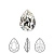Ювелирный кристалл Swarovski, Капля (#4320), 14х10мм, кристально-прозрачная, 1 шт., УЦЕНКА Ювелирный кристалл Swarovski, Капля (#4320), 14х10мм, кристально-прозрачная, 1 шт., УЦЕНКА