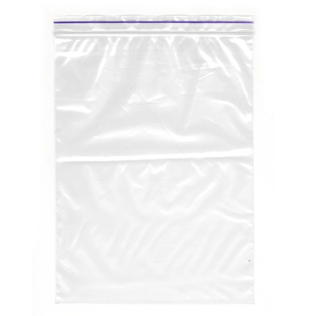 Пакетики zip-lock (грипперы), 15х20см, 50 мкм, прозрачные, 100 шт.