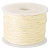 Шнур вощеный хлопковый, около 0.5-1мм, бледно-желтый, 10 метров