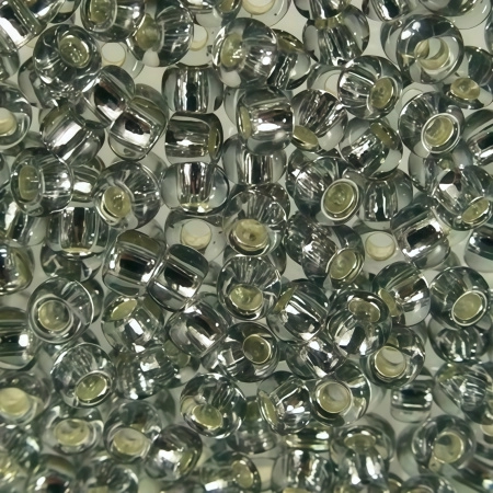 Бисер TOHO круглый, размер 11/0, цвет #29 (Внутреннее серебрение, черный бриллиант), 10 грамм