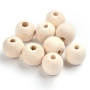 <p>
Деревянные бусины без покрытия. Размер примерно 20*19 мм, могут немного отличаться по форме и размеру. На бусиных возможны небольшие неровности. Размер отверстия около 3-4 мм. Отлично подходят для создания слингобус, детских украшений, эко-украшений и т.д. Цена за упаковку 24 грамма (около 11-12 бусин, фасуются без проверки на дефекты).
</p>