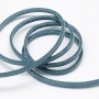 Шнур из искусственной замши, около 3х1.5мм, плоский, серо-голубой, 5 метров <p>Плоский замшевый шнур, окрашенный в серовато-голубой цвет. Оттенок может немного отличаться от представленного на фотографии. Размер может немного отличаться от заявленного. По возможности, продается цельным куском, однако, может поставляться несколькими отрезами. Цена за 5 метров.  </p>