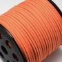 Шнур из искусственной замши, около 3х1.5мм, плоский, красновато-оранжевый, 5 метров <p>Плоский замшевый шнур, окрашенный в темно-морковный цвет. Оттенок может немного отличаться от представленного на фотографии. Размер может немного отличаться от заявленного. По возможности, продается цельным куском, однако, может поставляться несколькими отрезами. Цена за 5 метров.  </p>