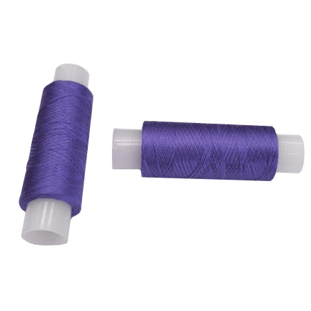 Нить шелковая, Моснитки 33С, цвет №053 (цвет фиолетовый), катушка 100 метров