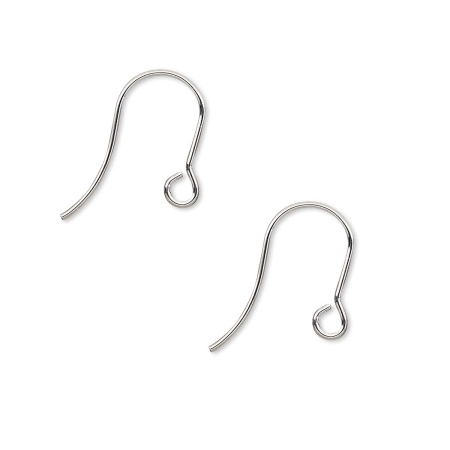 Швензы открытые, 13.5мм, лаконичные, базовый материал - хирургическая сталь, без покрытия, пара