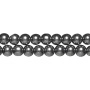 <p>
 Темно-серые стеклянные бусины с покрытием под жемчуг. Бусины могут немного отличаться по форме и размеру, быть слегка приплюснутыми у отверстия. Оттенок может немного отличаться от представленного на фотографии и от партии к партии. Цена за низку 78 см, около 105 шт.
</p>