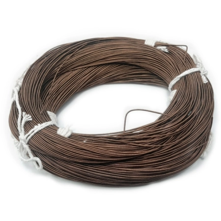 Канитель, 1мм, Индия, жесткая, гладкая, цвет коричневый, 10 грамм Канитель, 1мм, Индия, жесткая, гладкая, цвет коричневый, 10 грамм