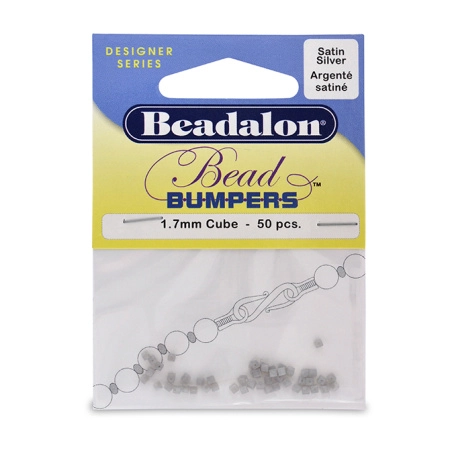 Бусина-разделитель силиконовая, 1.7мм, кубик, Beadalon Bead Bumpers, серебристо-серый, 50 шт. Бусина-разделитель силиконовая, 1.7мм, кубик, Beadalon Bead Bumpers, серебристо-серый, 50 шт.