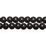<p>Низка бусин из черного гематита. Гематит создан искусственно, по составу аналогичен натуральному. Бусины могут немного отличаться по форме и размеру. Оттенок может отличаться от фотографии и в разных поставках. Длина низки примерно 37-38 см, в низке около 41 бусины, низки формируются без проверки каждой бусины на дефекты. Цена за низку.</p>