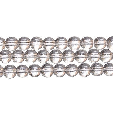 <p>Стеклянные бусины - гладкие шарики, цвет прозрачный белый. В низке около 40 бусин. Бусины могут незначительно отличаться по размеру и форме. Оттенок может немного отличаться от представленного на фото. Цена за низку, низки формируются без проверки каждой бусины на дефекты.</p>