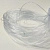 Шнур резиновый полый, около 2мм, кристально-прозрачный, 5 метров