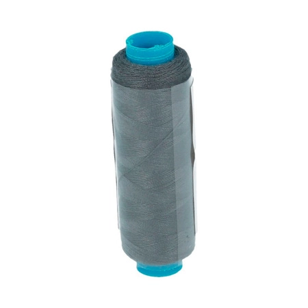 Нить полиэстеровая, Gamma, толщина 40/2, цвет №345 (тёмно-серый), катушка, 183 метра