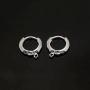Швензы закрытые, 12х11х2.5мм, Корея, кольца с петелькой, с английским замком, лаконичные, базовый материал - латунь, родий, пара <p>Качественная корейская фурнитура класса люкс. Гипоаллергенные основы для серег - классические кольца с английским замком из латуни с родиевым покрытием. Оттенок может отличаться от фотографии. Цена за пару.</p><p>ВНИМАНИЕ: на покрытии возможны небольшие неровности.</p>