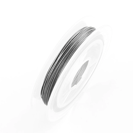 <p>
Бюджетный ювелирный тросик (ланка). Цвет стальной. Толщина может отличаться от указанной на плюс-минус 0,05 мм. Тросик в катушке может состоять из нескольких кусков. Цвет серый с коричневатым отливом. Оттенок может отличаться от фотографии и в разных поставках. Цена за 2 катушки около 9-10 метров. 
</p>