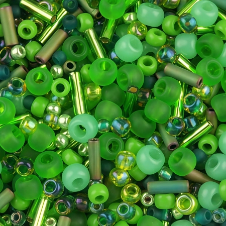 Бисер TOHO Mix, цвет #3221 (Зеленый), 10 грамм