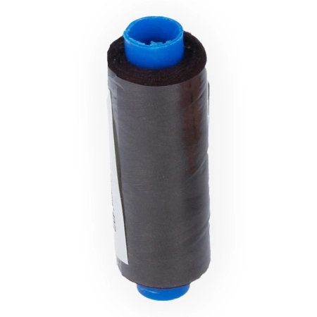 Нить полиэстеровая, Gamma, толщина 40/2, цвет №175 (чёрный с бордовым отливом), катушка, 183 метра