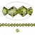 Бусина Swarovski, 4мм, Биконус (#5328), оливин (цвет 228), 10 шт.