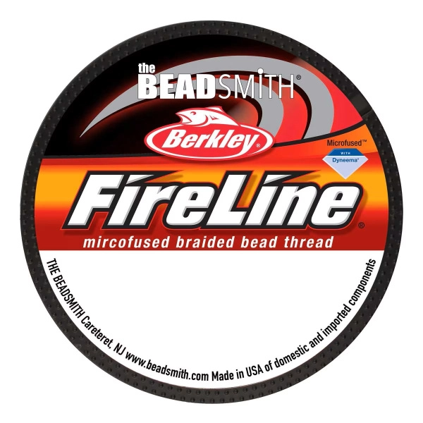 <p>
Вощеная плетеная леска FireLine braided bead thread отлично подходит для плетения, в том числе для тяжелых, массивных украшений. Толщина около 0,15 мм (0,006 дюйма). Нить очень прочная, выдерживает вес до 2,7 кг (6 LB). Цвет Crystal (белая). Намотка может состоять из нескольких частей. Цена за катушку 50 ярдов (около 45 метров).
</p>