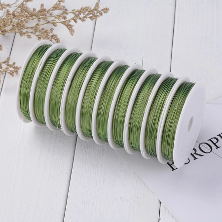 <p>Бюджетный ювелирный тросик (ланка). Цвет оливково-зеленый. Цена за катушку 50 метров. Толщина может отличаться от указанной на плюс-минус 0,05 мм. Тросик на катушке может состоять из нескольких кусков.</p>