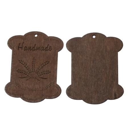 Карточка для демонстрации украшений, 69х54мм, Прованс, дерево, 2 шт.