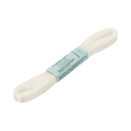 Лента атласная, Gaммa, 6мм, молочная №042, моток, 5 метров