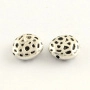 <p>
 Плоская двусторонняя бусина неправильной формы с леопардовым узором. Изготовлена из бижутерного сплава с серебристым покрытием (стиль тибетское серебро). Размер отверстия: около 1 мм. Цена за 20 шт.
</p>
