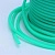 Шнур резиновый полый, около 4мм, неоново-бирюзовый, 2 метра