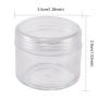 <p>Баночка для хранения бисера, бусин, мелкой фурнитуры и т.д. из качественного прозрачного пластика. Крышечка плотно завинчивается. Диаметр 3,9 см. Высота 3.3 см. На баночках возможны небольшие потертости. Цена за 1 баночку.</p>