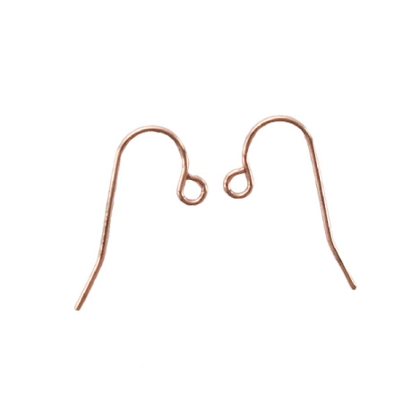 Швензы открытые, 11мм, лаконичные, базовый материал - хирургическая сталь, яркая медь, пара