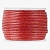 Шнур хлопковый вощеный, около 2мм, красный, 5 метров
