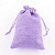 Мешочек из джутовой мешковины с добавлением синтетических волокон, 14х10см, сиреневого цвета, 2 шт. Мешочек из джутовой мешковины с добавлением синтетических волокон, 14х10см, сиреневого цвета, 2 шт.