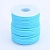 Шнур резиновый полый, около 3мм, голубой, 5 метров