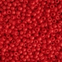 <p>Японский бисер TOHO Round (круглый Тохо), размер 11/0 (2.2 мм). Непрозрачный красный (Opaque Pepper Red). Цена за 10 грамм. Среднее количество бисерин в 1 грамме Toho 11/0 от 70 до 120 штук, может сильно варьироваться в зависимости от вида бисера.</p>