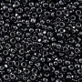 <p>Японский бисер TOHO Round (круглый Тохо), размер 8/0 (3 мм). Непрозрачный черный (Opaque Jet). Оттенок может отличаться от фотографии. Цена за 10 грамм (около 430 бисеринок).</p>